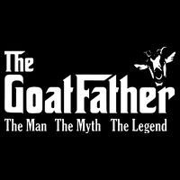 Funny Goat Lover Gifts For Dads And Men The Goat Father Backpack