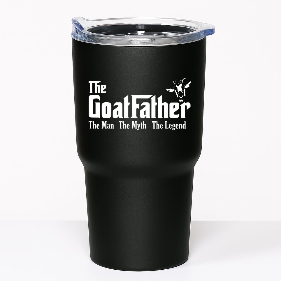 Funny Goat Lover Gifts For Dads And Men The Goat Father Tumbler