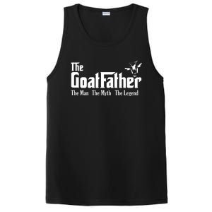 Funny Goat Lover Gifts For Dads And Men The Goat Father PosiCharge Competitor Tank