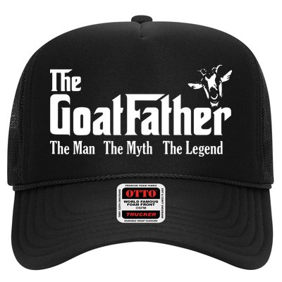 Funny Goat Lover Gifts For Dads And Men The Goat Father Trucker Hat