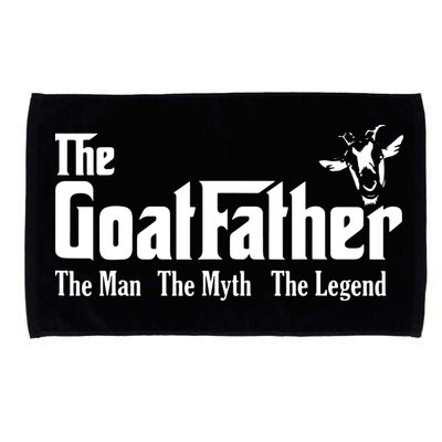 Funny Goat Lover Gifts For Dads And Men The Goat Father Microfiber Hand Towel