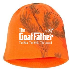 Funny Goat Lover Gifts For Dads And Men The Goat Father Kati - Camo Knit Beanie