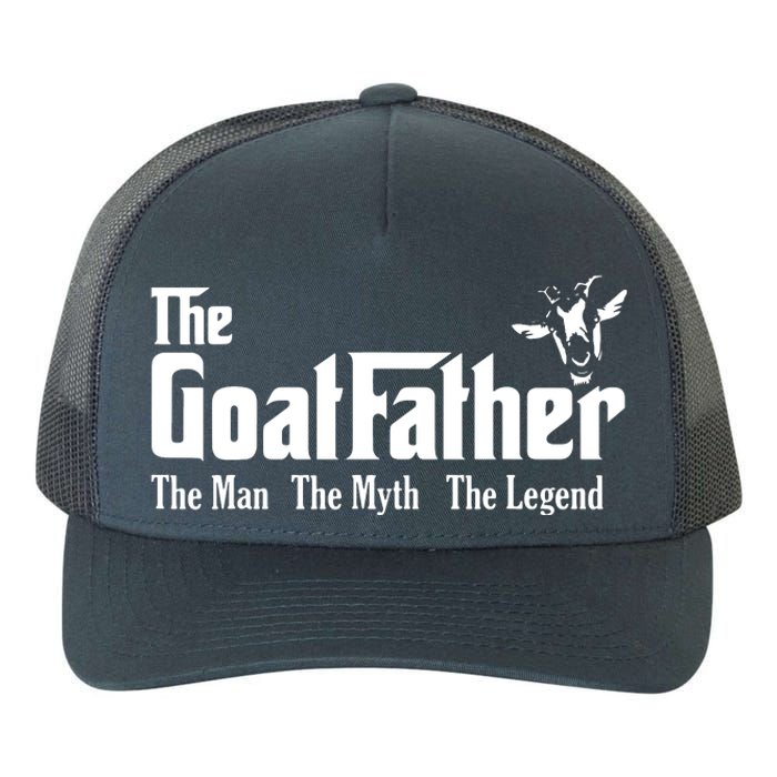 Funny Goat Lover Gifts For Dads And Men The Goat Father Yupoong Adult 5-Panel Trucker Hat