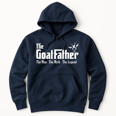 Funny Goat Lover Gifts For Dads And Men The Goat Father Hoodie