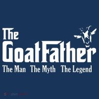 Funny Goat Lover Gifts For Dads And Men The Goat Father Tall T-Shirt