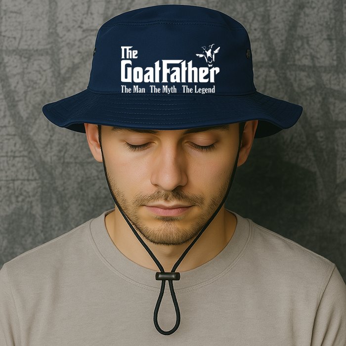 Funny Goat Lover Gifts For Dads And Men The Goat Father Bucket Hat