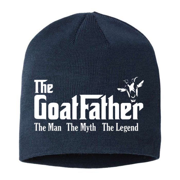 Funny Goat Lover Gifts For Dads And Men The Goat Father Sustainable Beanie