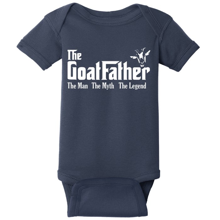 Funny Goat Lover Gifts For Dads And Men The Goat Father Baby Bodysuit