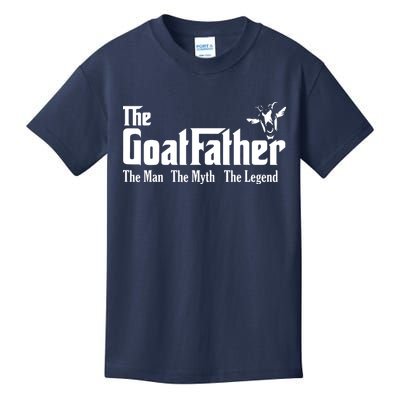 Funny Goat Lover Gifts For Dads And Men The Goat Father Kids T-Shirt