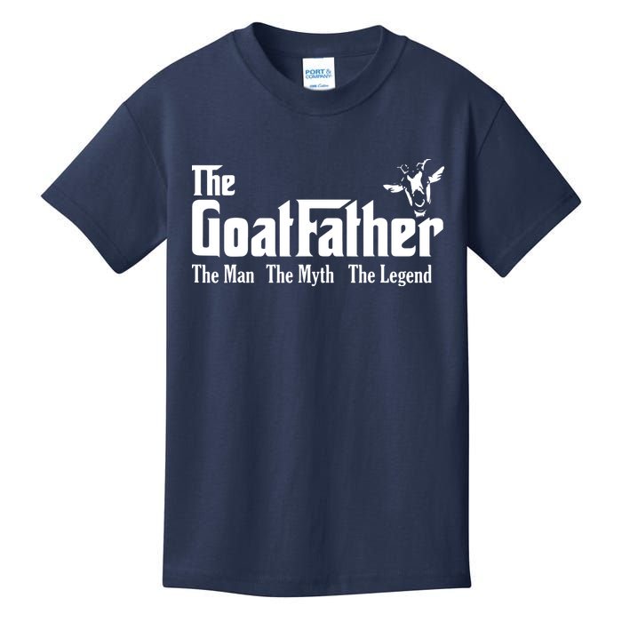 Funny Goat Lover Gifts For Dads And Men The Goat Father Kids T-Shirt