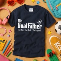 Funny Goat Lover Gifts For Dads And Men The Goat Father Kids T-Shirt