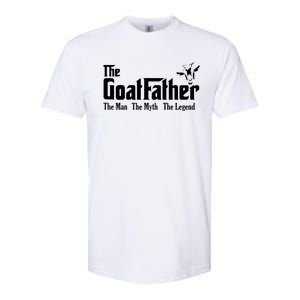 Funny Goat Lover Gifts For Dads And Men The Goat Father Softstyle CVC T-Shirt