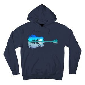 Funny Guitar Lake Shadow Love Guitar Musician Tall Hoodie