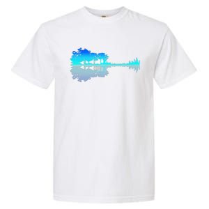 Funny Guitar Lake Shadow Love Guitar Musician Garment-Dyed Heavyweight T-Shirt