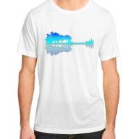 Funny Guitar Lake Shadow Love Guitar Musician Adult ChromaSoft Performance T-Shirt