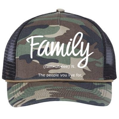 Family Gift Life's Greatest Blessings The People You Love Gift Retro Rope Trucker Hat Cap