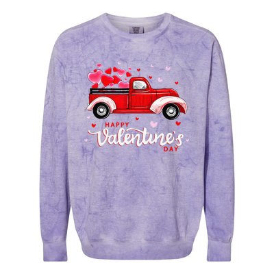 Funny Gnomes Love Leopard Plaid Couples Happy Valentines Day Colorblast Crewneck Sweatshirt