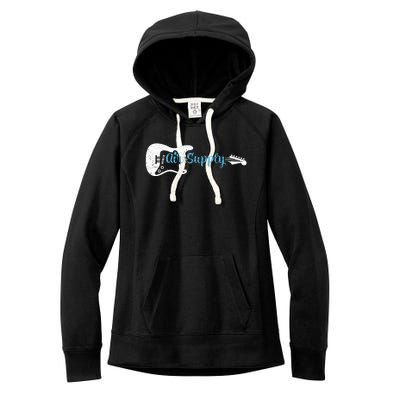 Funny Guitar Lover Air Supply Women's Fleece Hoodie