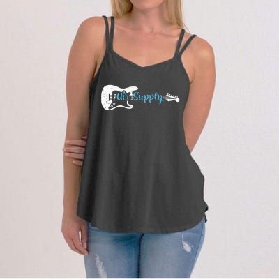 Funny Guitar Lover Air Supply Women's Strappy Tank