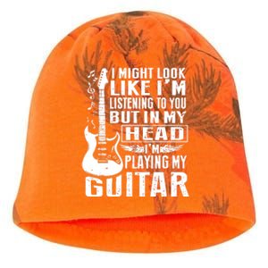 Funny Guitar Lover Kati - Camo Knit Beanie