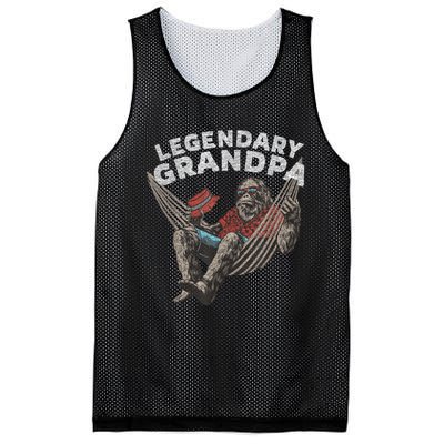 Funny Grandpa Legendary Saying Mesh Reversible Basketball Jersey Tank