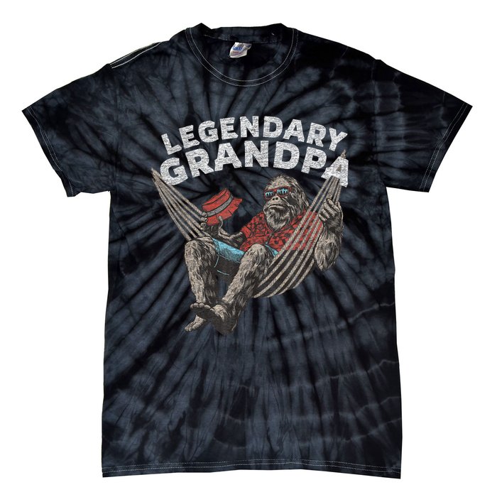 Funny Grandpa Legendary Saying Tie-Dye T-Shirt