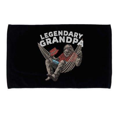 Funny Grandpa Legendary Saying Microfiber Hand Towel