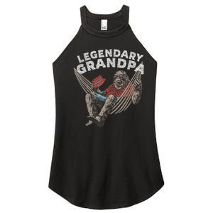 Funny Grandpa Legendary Saying Women's Perfect Tri Rocker Tank