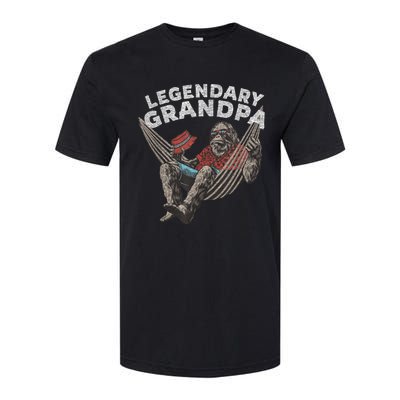 Funny Grandpa Legendary Saying Softstyle CVC T-Shirt