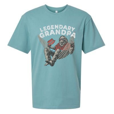 Funny Grandpa Legendary Saying Sueded Cloud Jersey T-Shirt