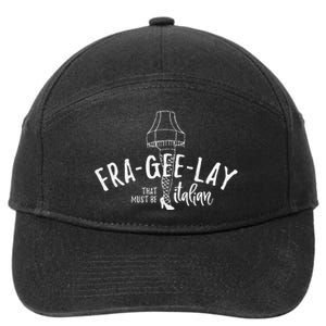 Fra Gee Lay That Must Be Italian Retro Christmas 7-Panel Snapback Hat