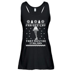 Fra Gee Lay That Must Be Italian A Christmas Story Ladies Essential Flowy Tank