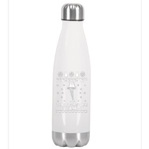 Fra Gee Lay That Must Be Italian A Christmas Story Stainless Steel Insulated Water Bottle