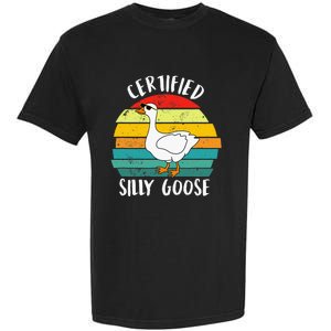 Funny Goose Lover Farmer Farm Life, Certified Silly Goose Garment-Dyed Heavyweight T-Shirt