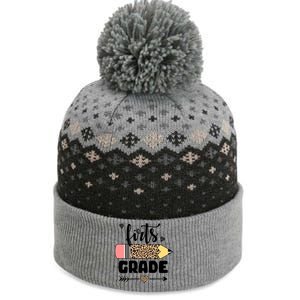 First Grade Leopard Pencil 1st Grader Students Teachers The Baniff Cuffed Pom Beanie