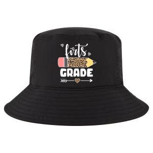 First Grade Leopard Pencil 1st Grader Students Teachers Cool Comfort Performance Bucket Hat