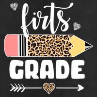 First Grade Leopard Pencil 1st Grader Students Teachers Cool Comfort Performance Bucket Hat