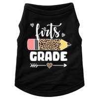 First Grade Leopard Pencil 1st Grader Students Teachers Doggie Tank