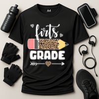 First Grade Leopard Pencil 1st Grader Students Teachers Performance Shirt