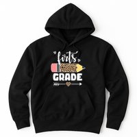 First Grade Leopard Pencil 1st Grader Students Teachers Hoodie