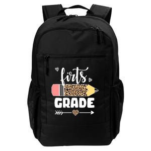 First Grade Leopard Pencil 1st Grader Students Teachers Daily Commute Backpack