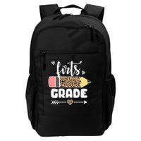 First Grade Leopard Pencil 1st Grader Students Teachers Backpack