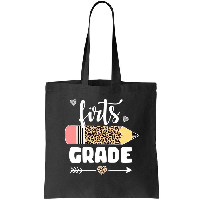 First Grade Leopard Pencil 1st Grader Students Teachers Bag