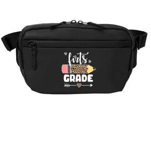 First Grade Leopard Pencil 1st Grader Students Teachers Crossbody Pack