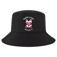 Funny Good Luck Japanese Cat Turbo Granny Yokai Cat Sarcasm Cool Comfort Performance Bucket Hat