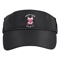 Funny Good Luck Japanese Cat Turbo Granny Yokai Cat Sarcasm Adult Drive Performance Visor