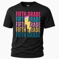 Fifth Grade Lightning Pencil Back To School Cooling Performance Crew T-Shirt