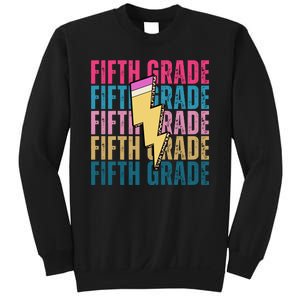 Fifth Grade Lightning Pencil Back To School Sweatshirt