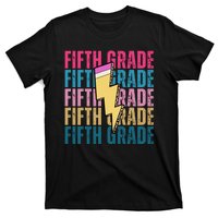 Fifth Grade Lightning Pencil Back To School T-Shirt