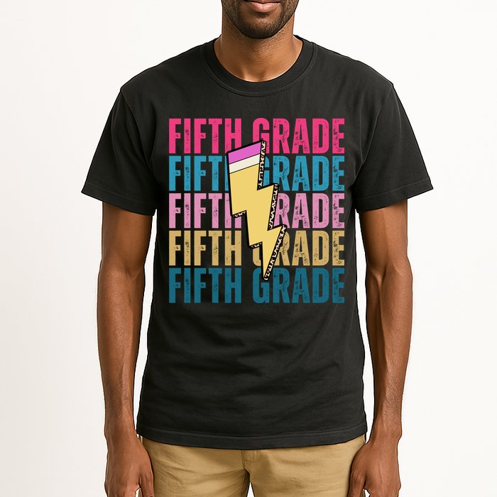 Fifth Grade Lightning Pencil Back To School Tall T-Shirt